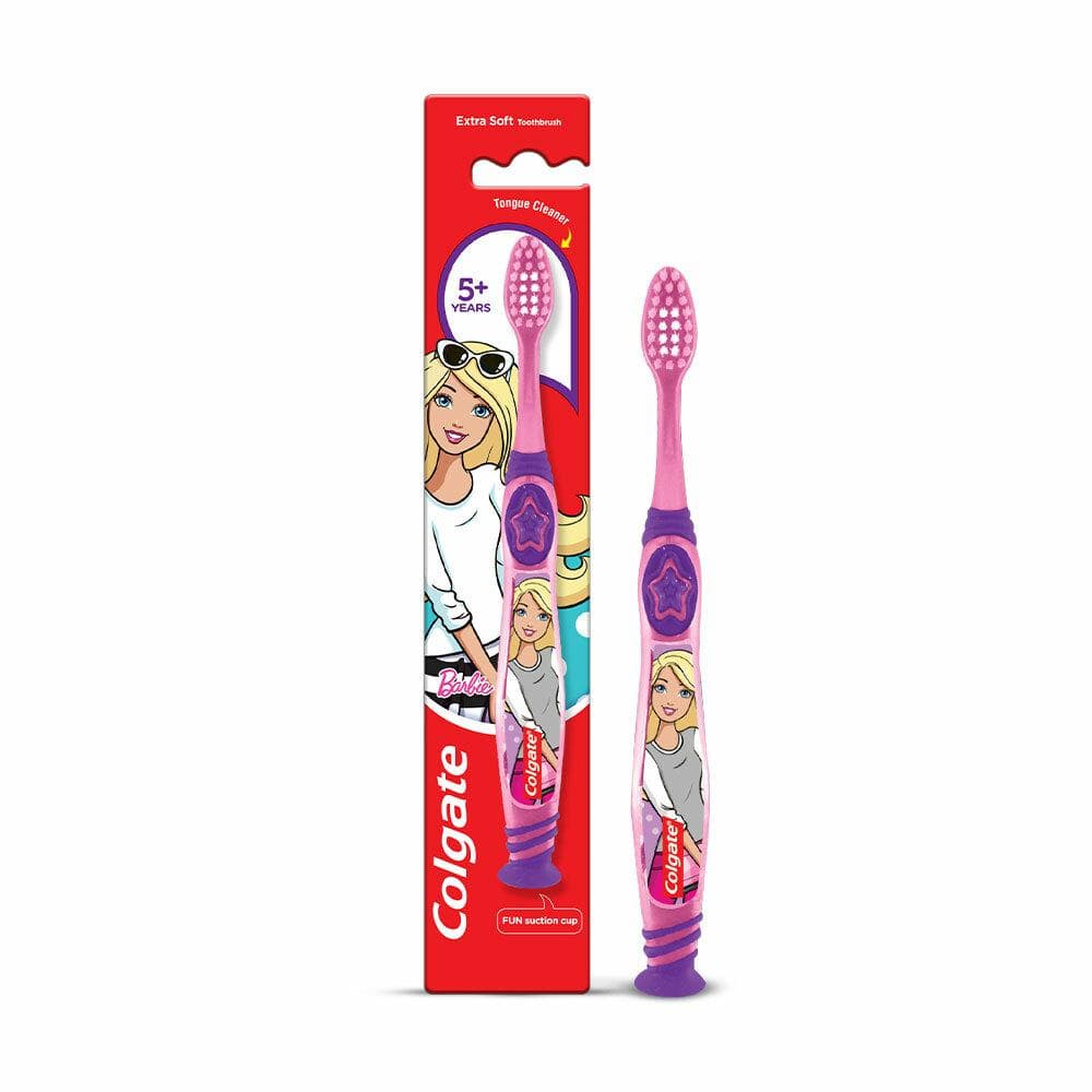 Colgate Assorted Barbie Extra Soft Kids Toothbrush 5+ years