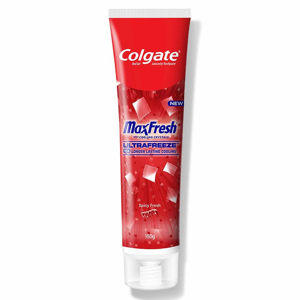 Colgate Maxfresh Ultrafreeze Spicy Fresh Red Gel Toothpaste