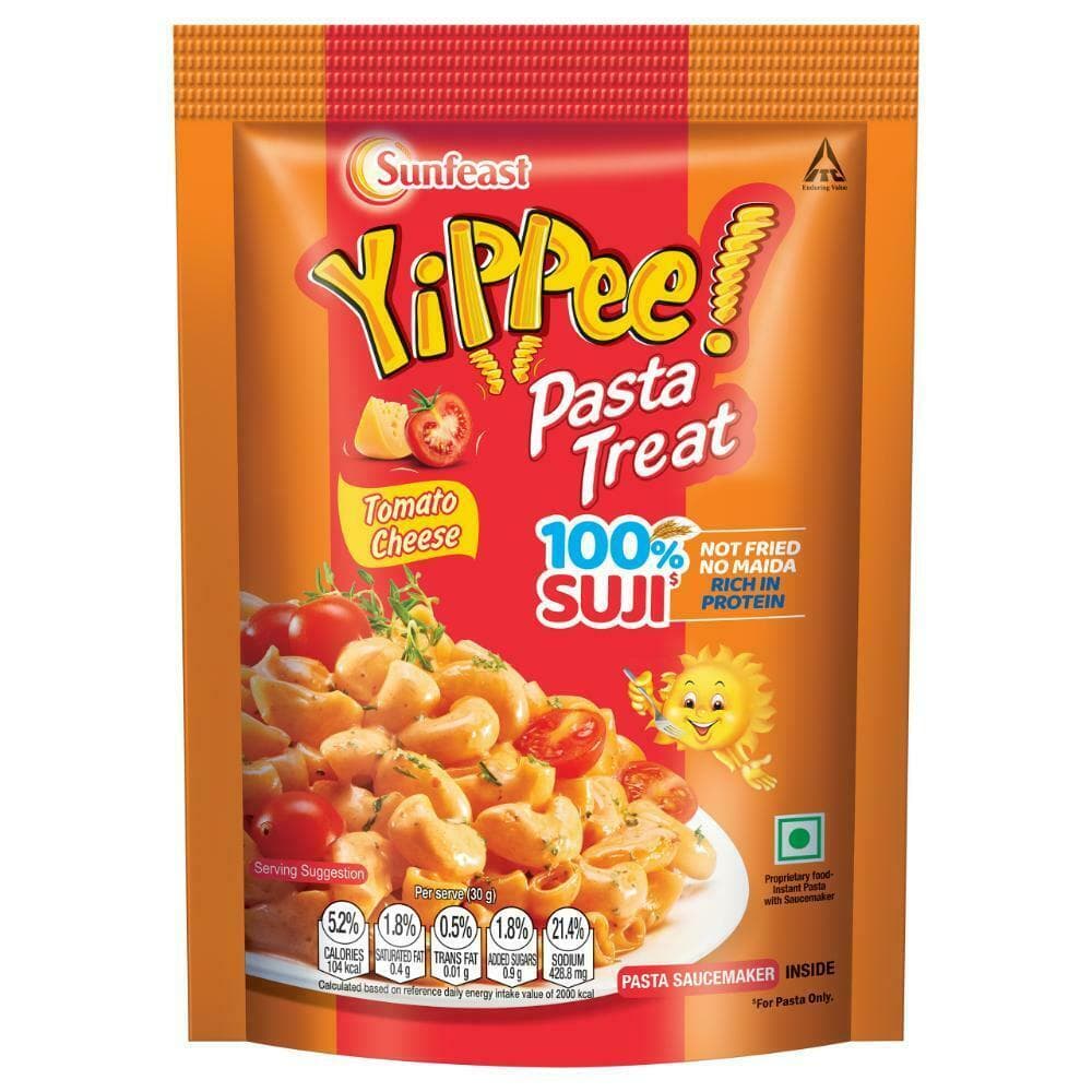 Sunfeast Yippee! Suji Tomato Cheese Pasta Treat