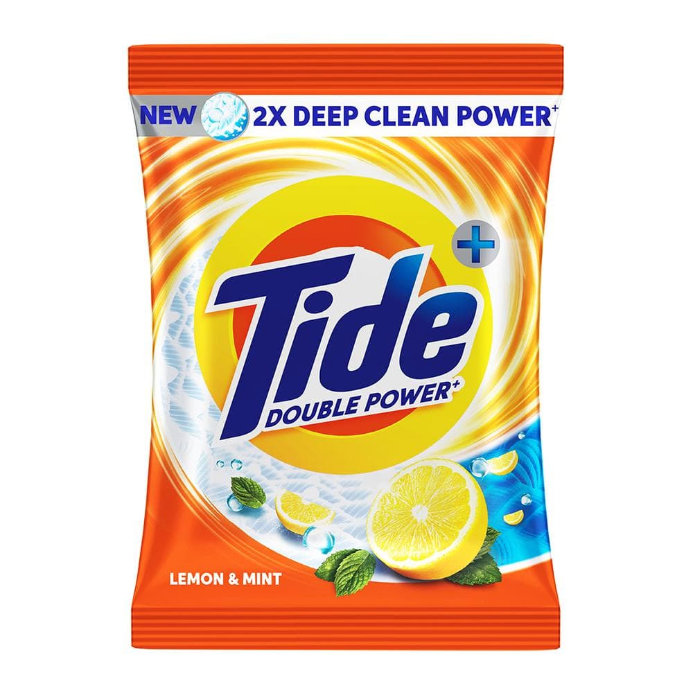 Tide Plus Double Power Lemon & Mint Detergent Powder