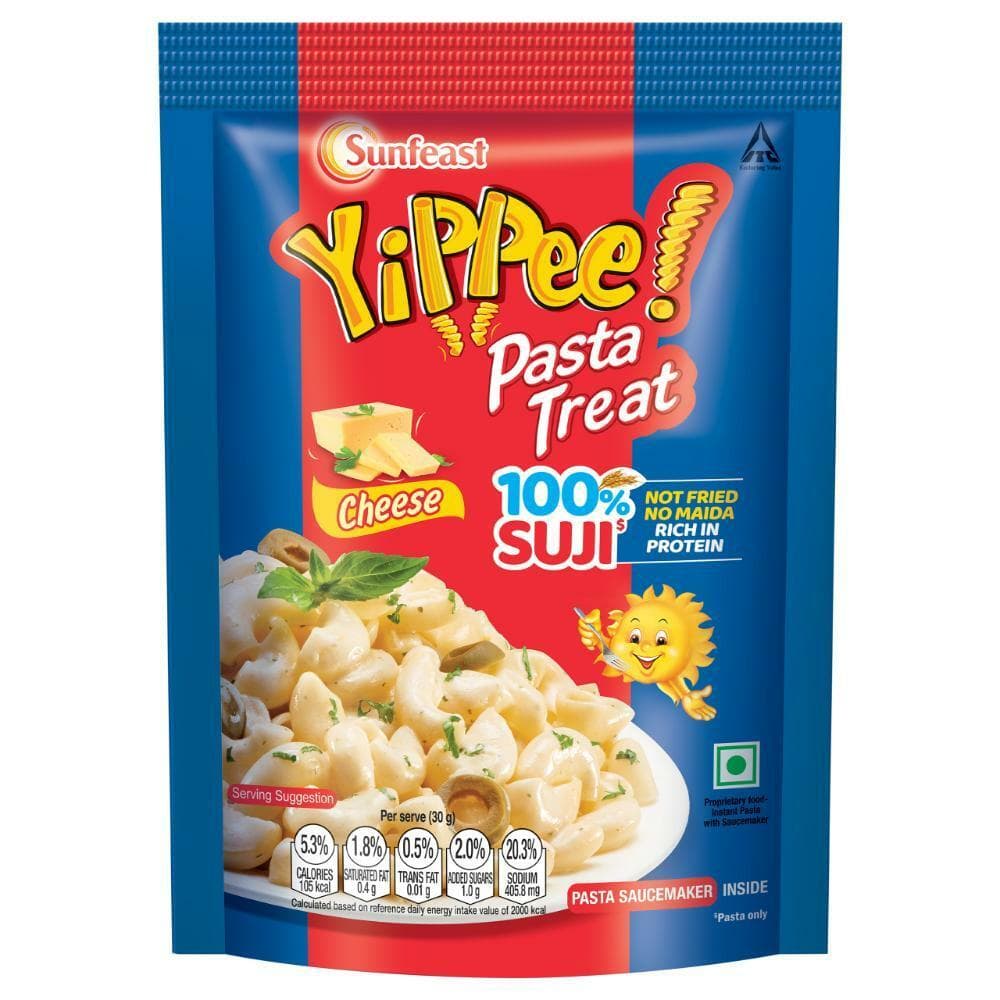Sunfeast Yippee! Suji Cheese Pasta Treat
