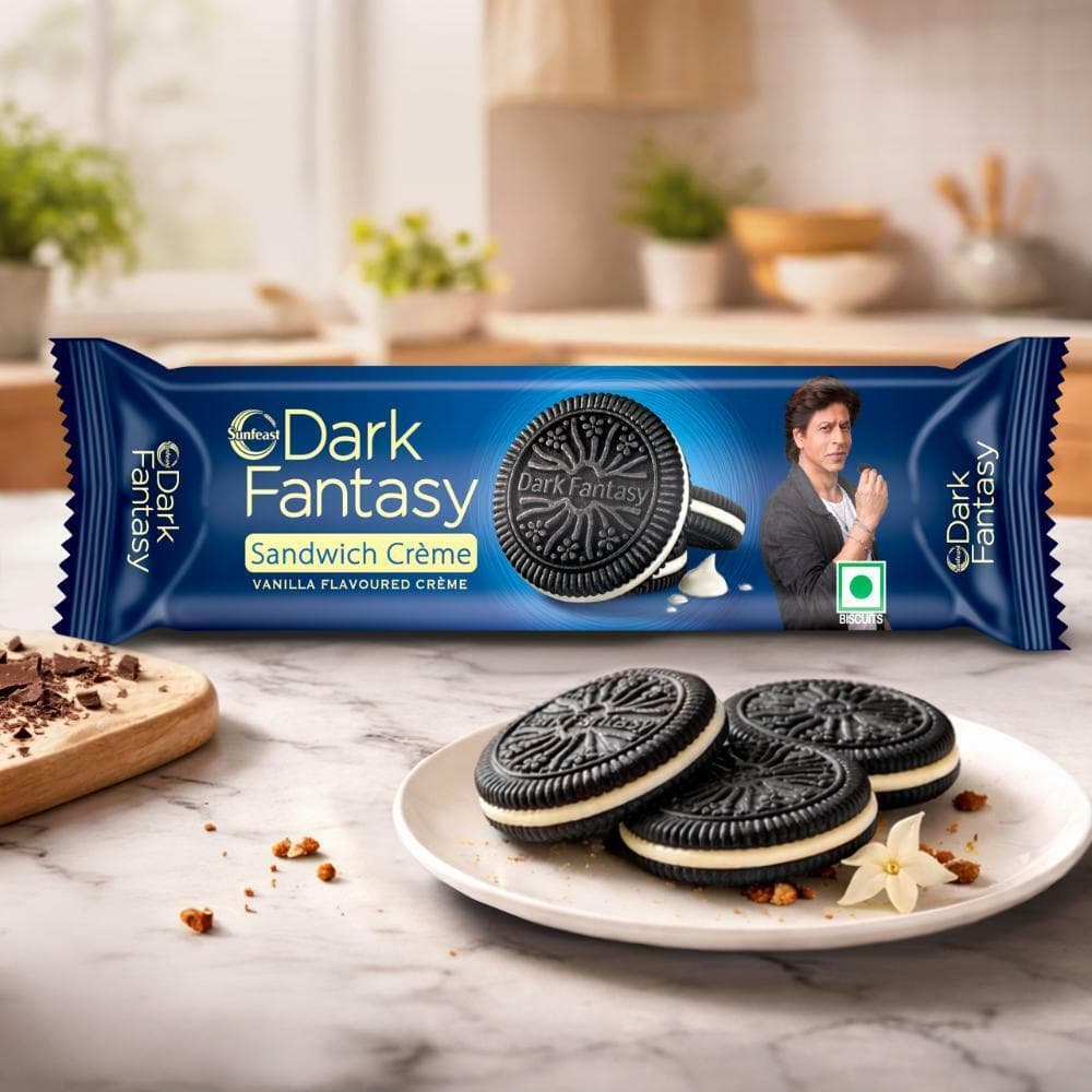 Sunfeast Dark Fantasy Vanilla Sandwich Cream Biscuit