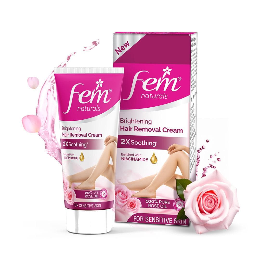 Fem Fairness Naturals Hair Removal Cream Fruit And Rose