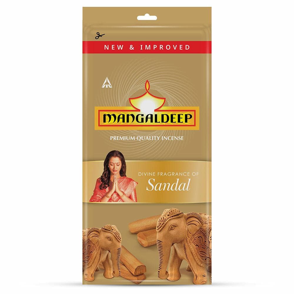 Mangaldeep Sandal Zip Lock Incense Sticks