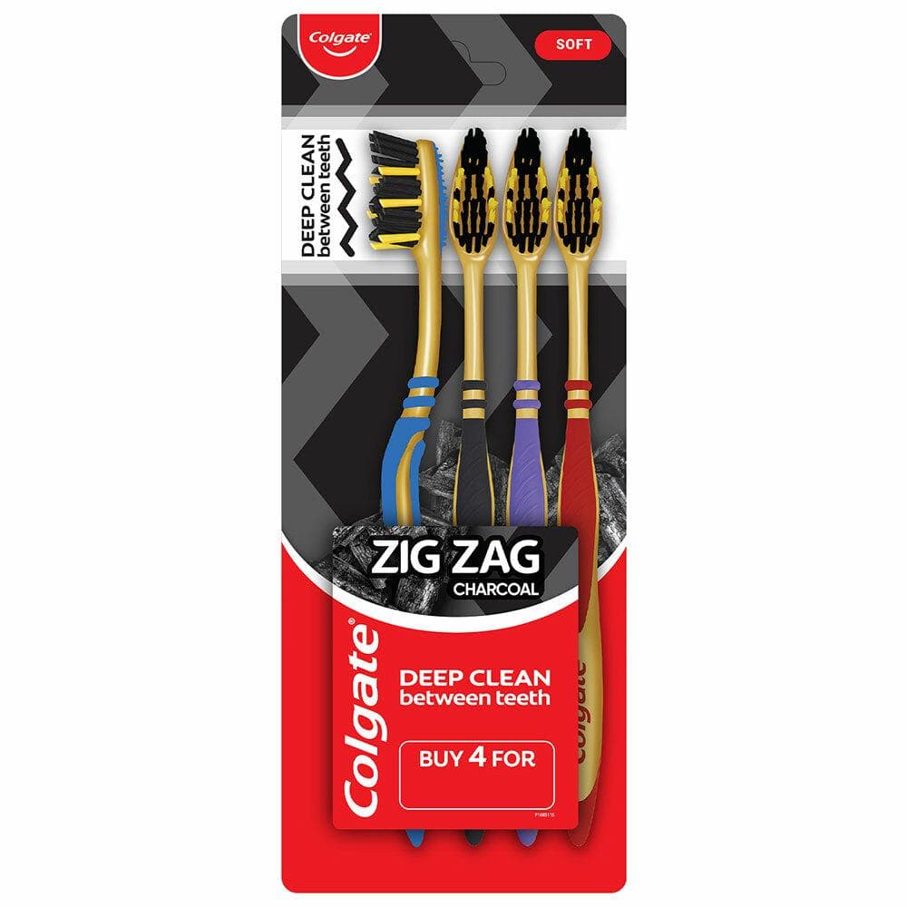 Colgate Zig Zag Charcoal (Soft) Toothbrush