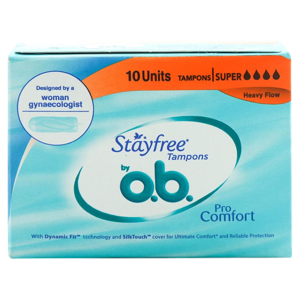 Stayfree Tampons By Ob Super 10 N