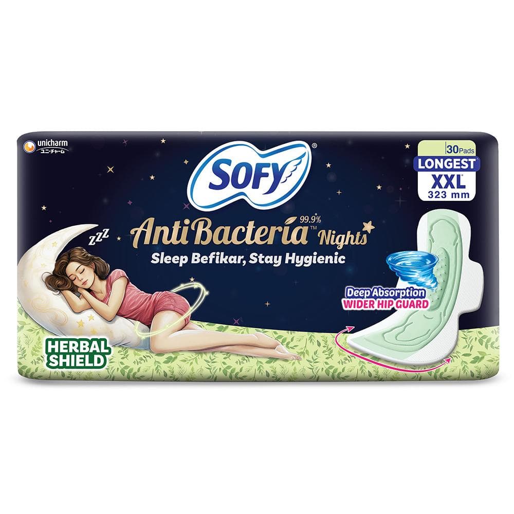 Sofy Antibacteria Nights XXL Sanitary Pad 30 N