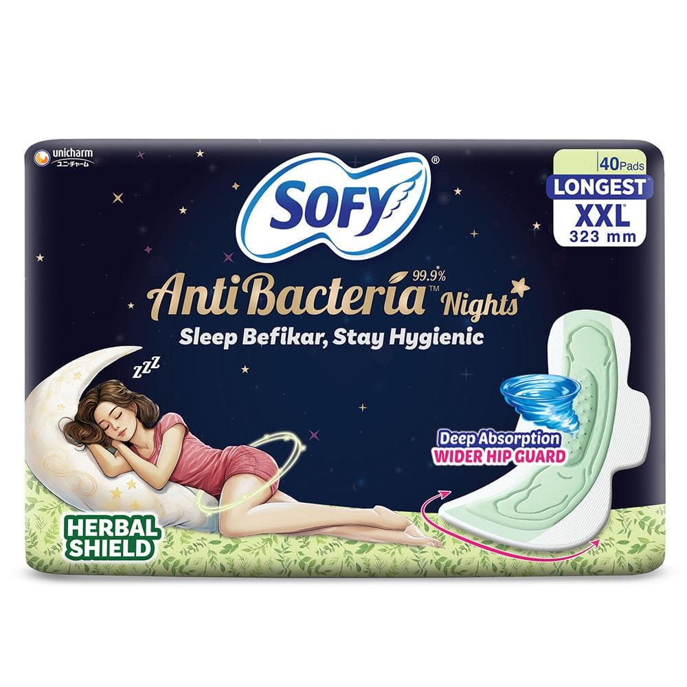 Sofy AntiBacteria Sanitary Napkin with Wings