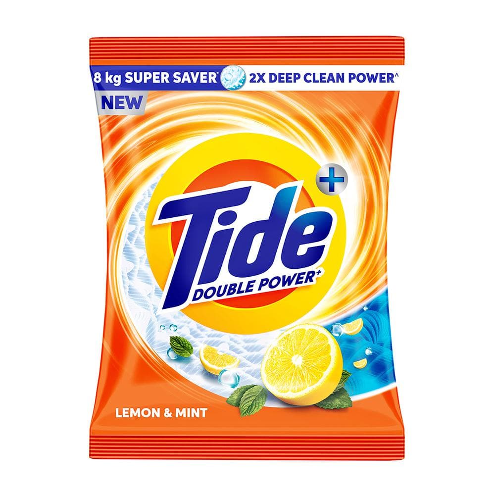 Tide Plus Detergent Washing Powder - 8kg | Lemon & Mint
