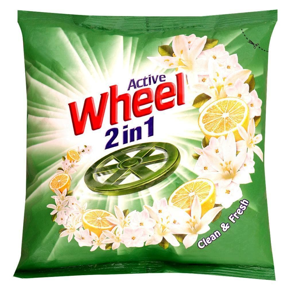 Wheel Active 2 in 1 Clean & Fresh Detergent Powder