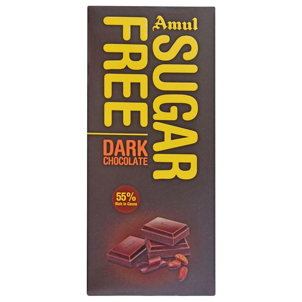 Amul Sugar Free Dark Chocolate