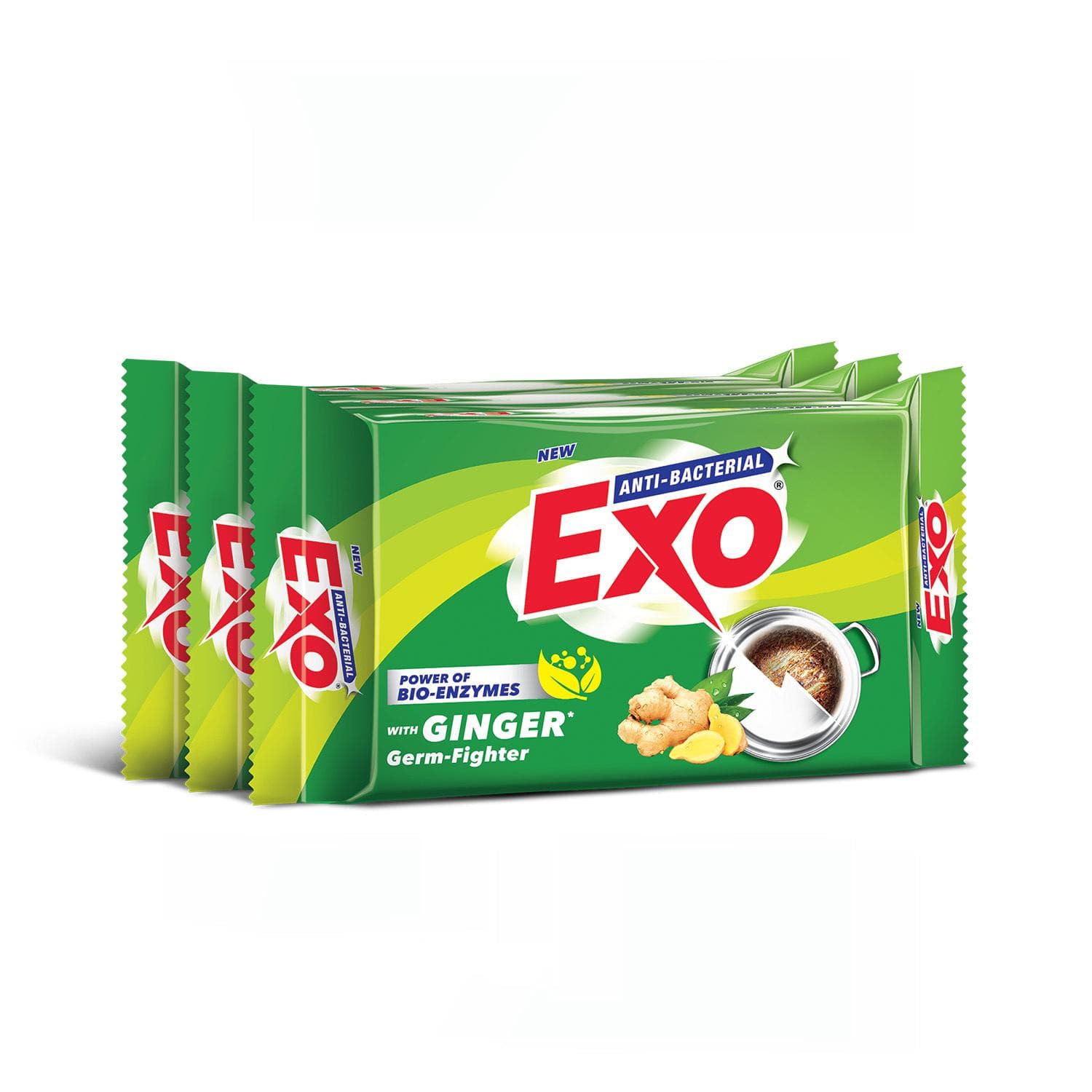 Exo Anti-Bacterial Ginger Twist Dishwash Bar
