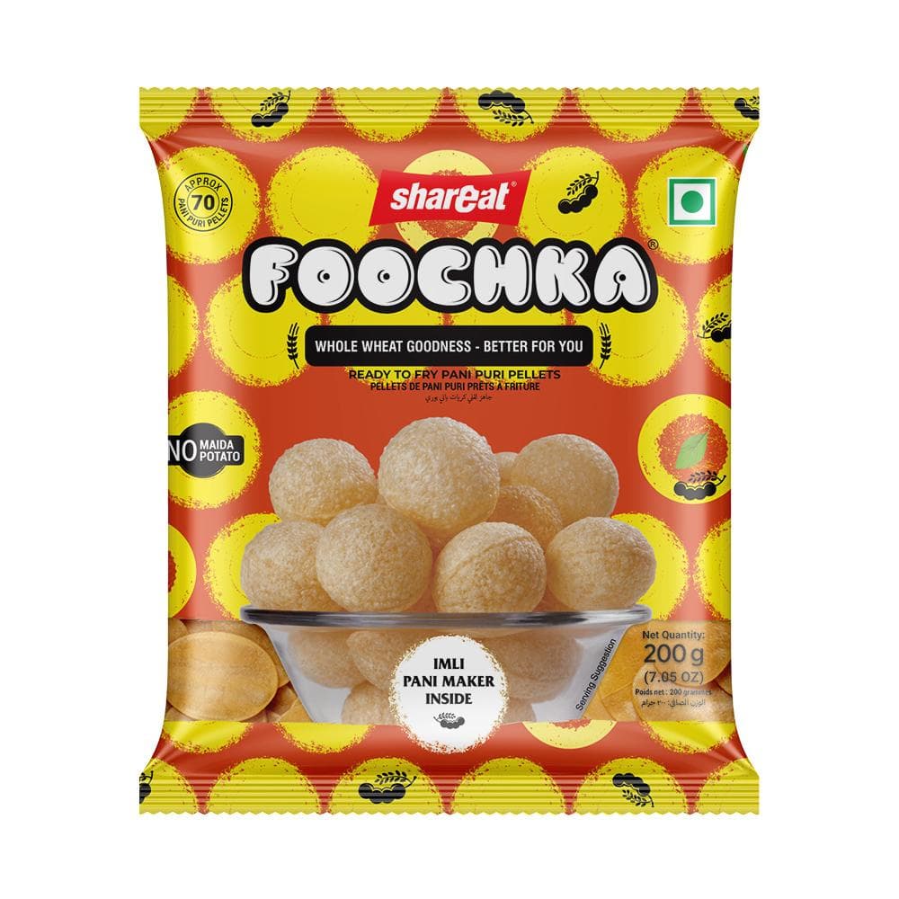 Shareat Foochka Whole Wheat Pani Puri with Imli Pani Maker