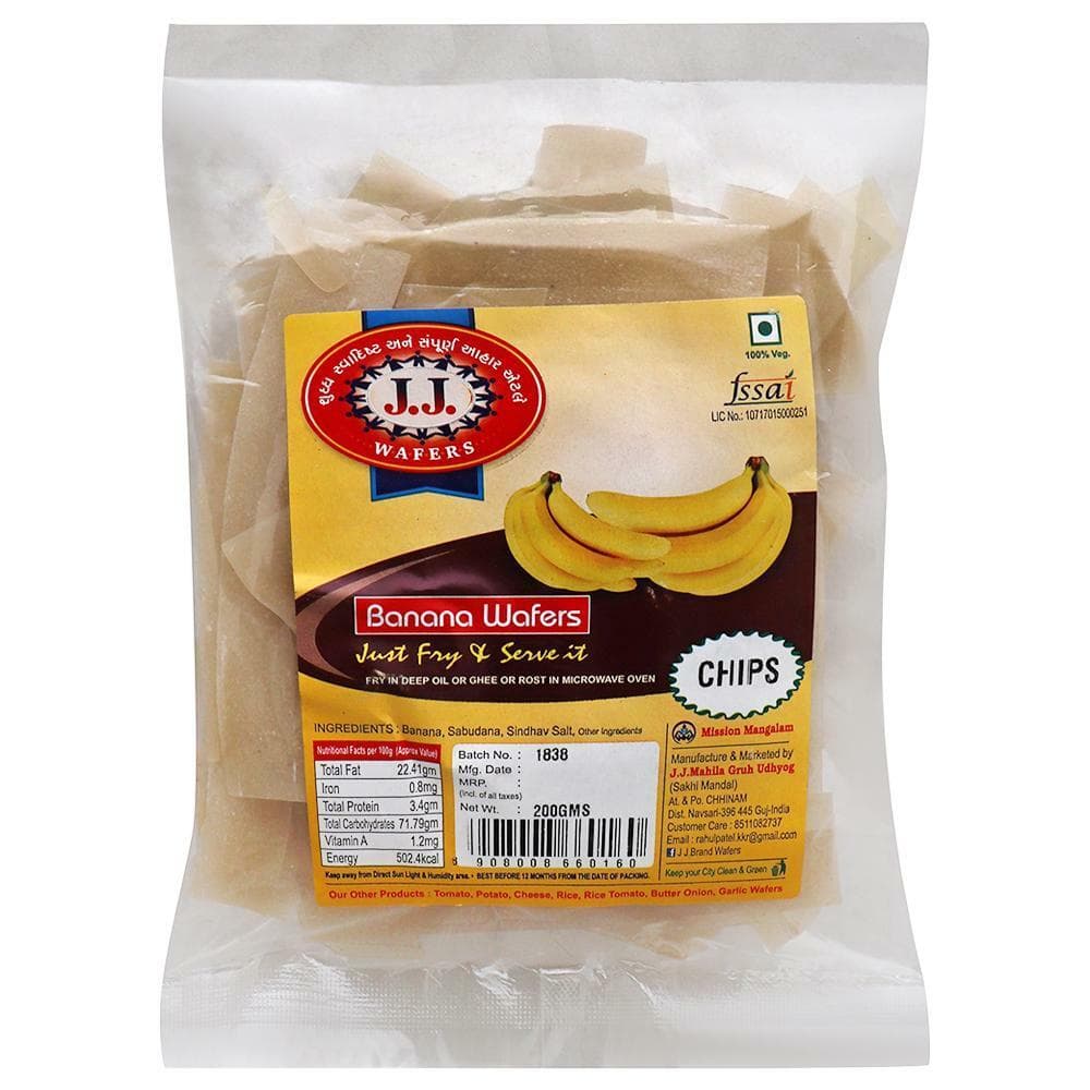 J.J. Banana Wafers Chips Fryums