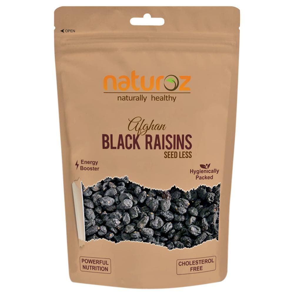 Naturoz Afghan Seedless Black Raisins