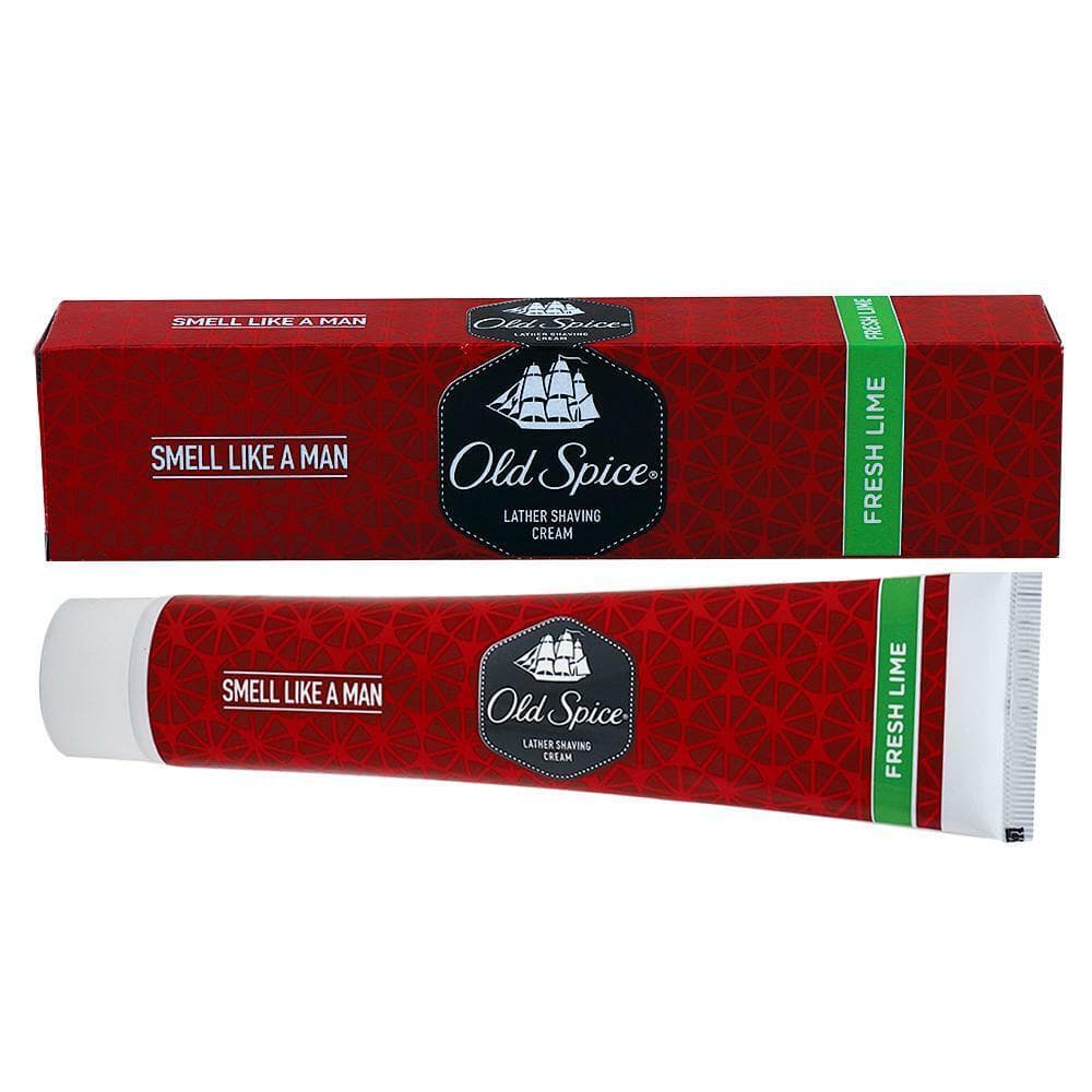 Old Spice Fresh Lime Lather Shave Cream