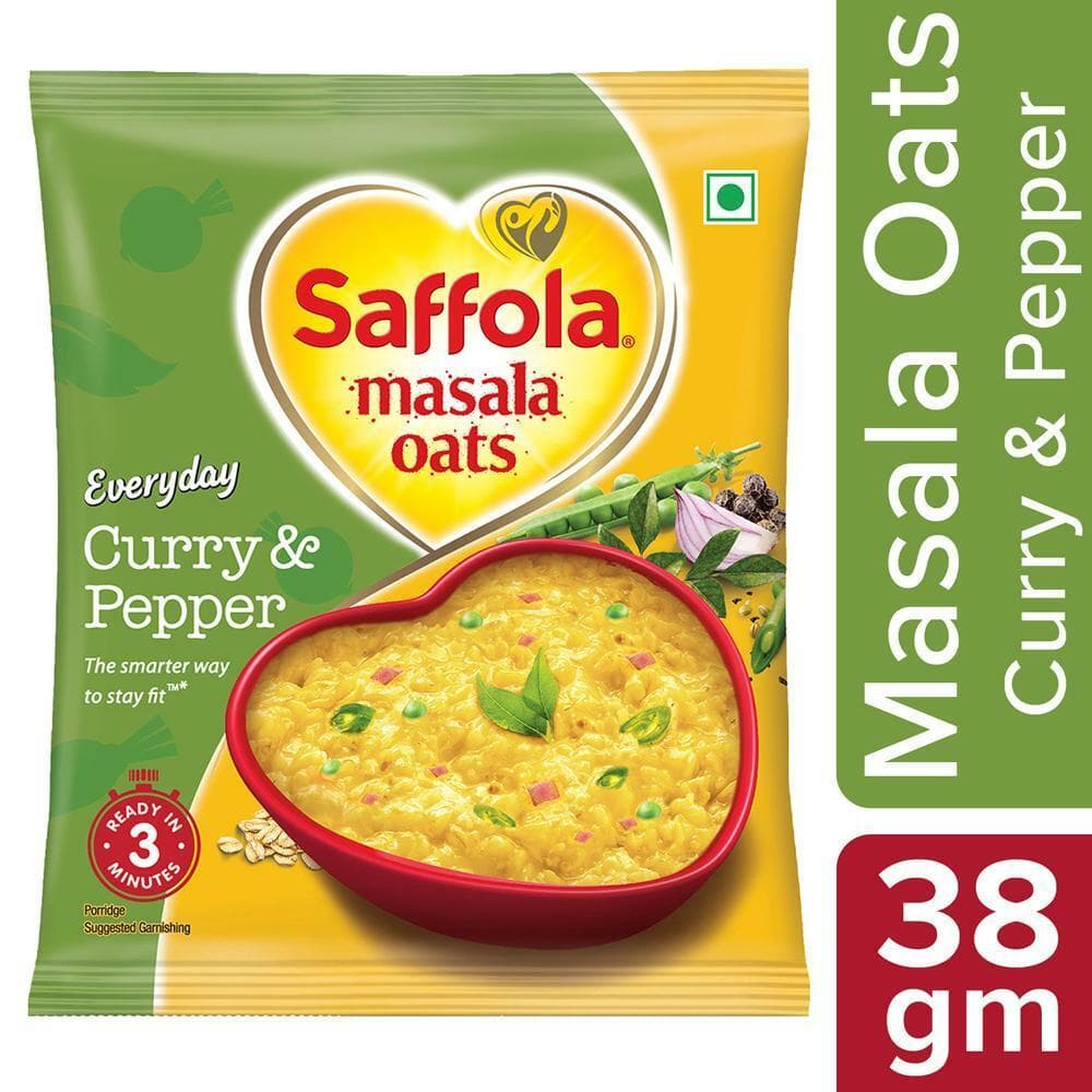 Saffola Curry And Pepper Instant Masala Oats