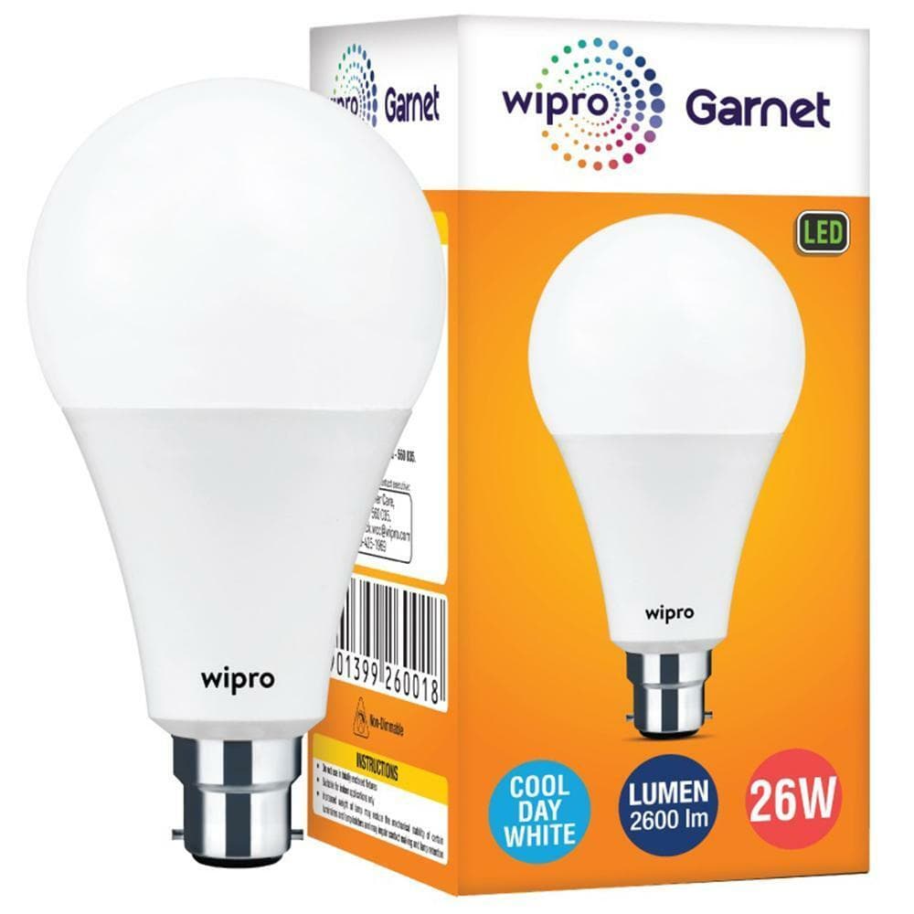 Wipro Garnet B22 LED Bulb 26 W