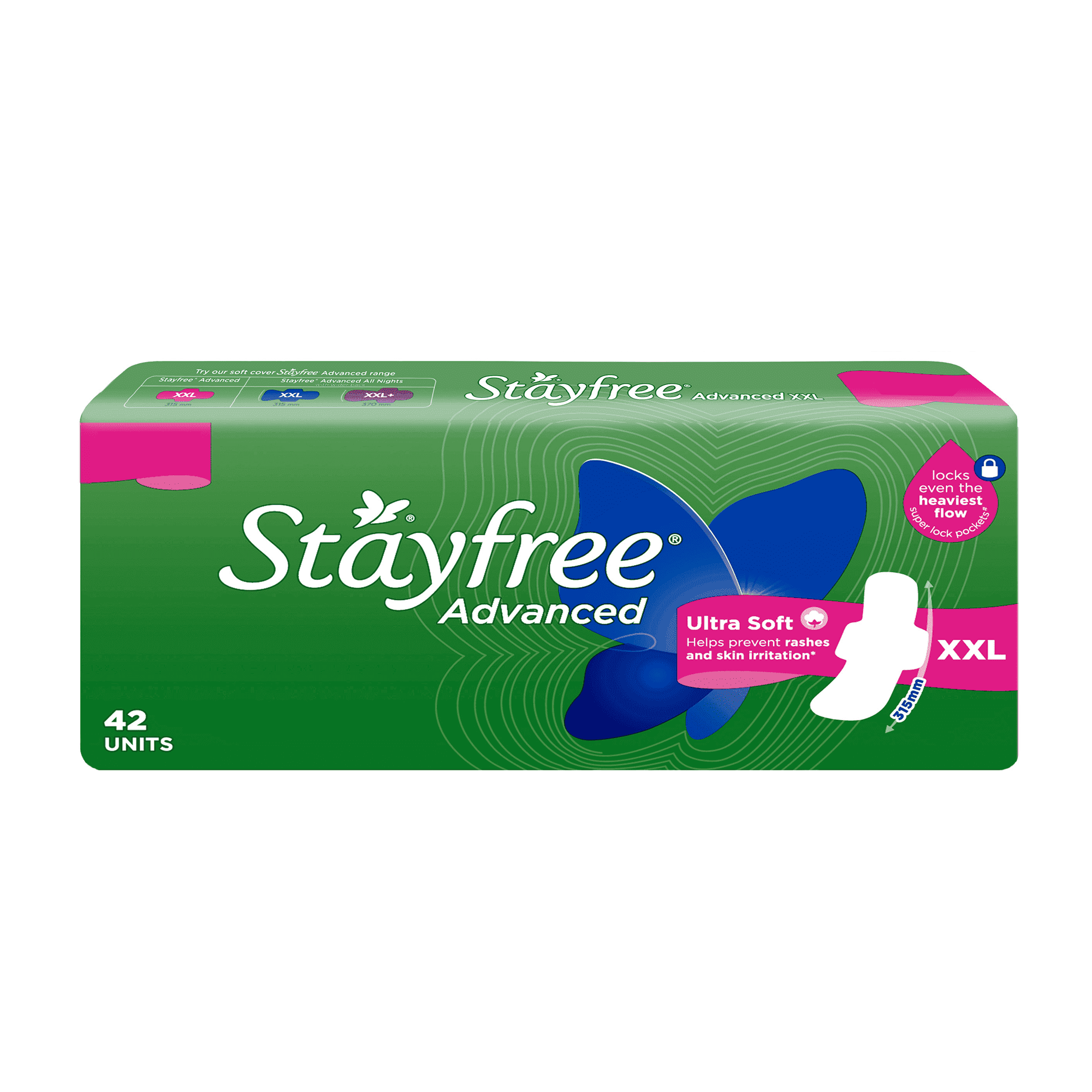 Stayfree Advanced Ultra Soft Sanitary Pad XXL 42 N