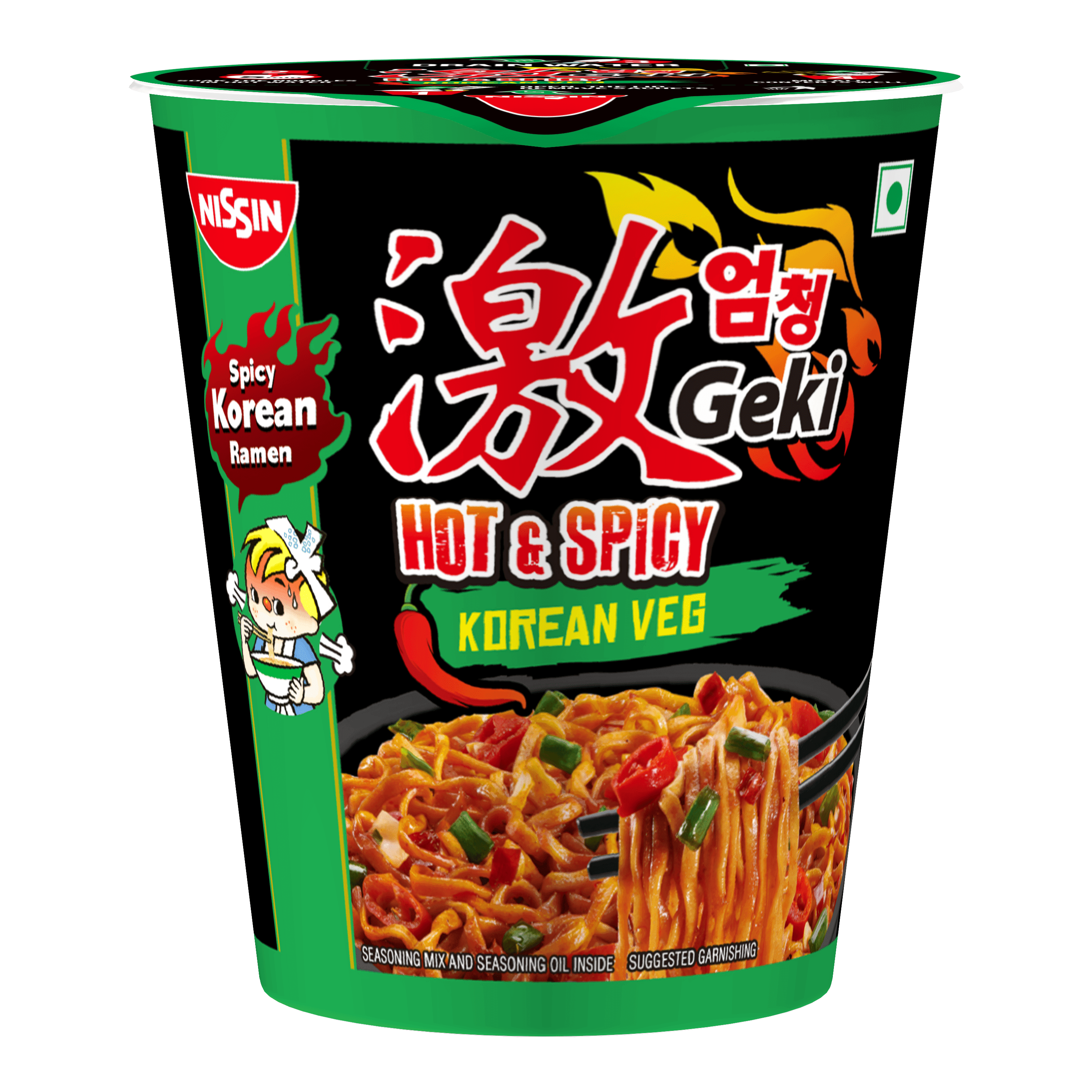 Geki Nissin Korean Veg Noodles