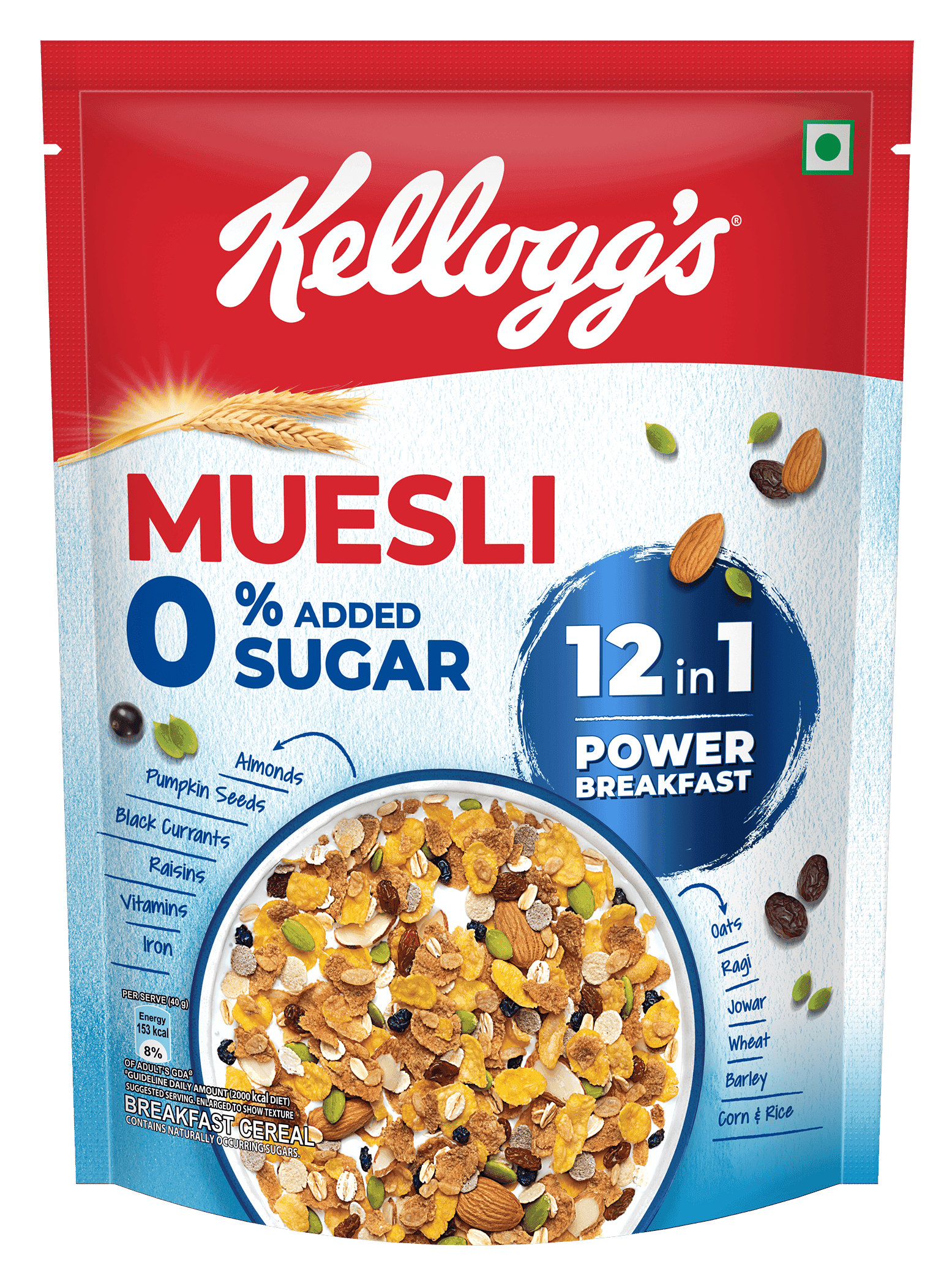 Kellogg's Muesli 0% added Sugar